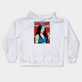 Sasha Banks Pop Art Comic Style Kids Hoodie